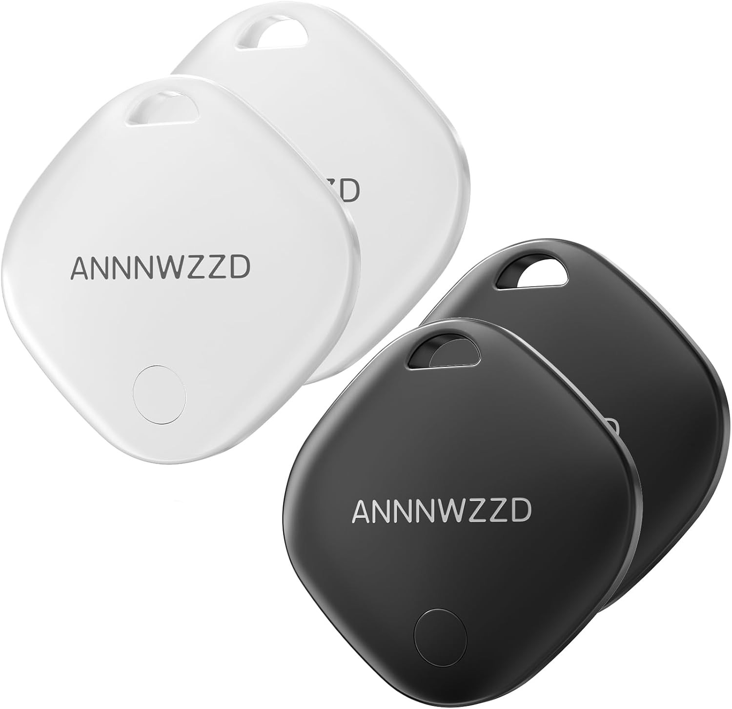 ANNNWZZD Tag 4 Pack Item Finders with Apple Find My APP (iOS Only) Help You Trac