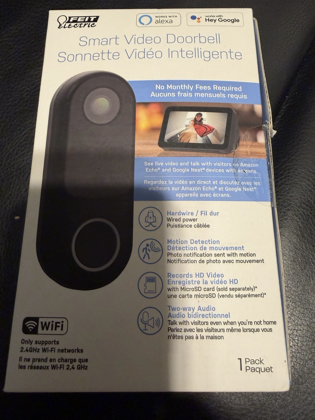Feit Electric Smart Video Doorbell Camera
