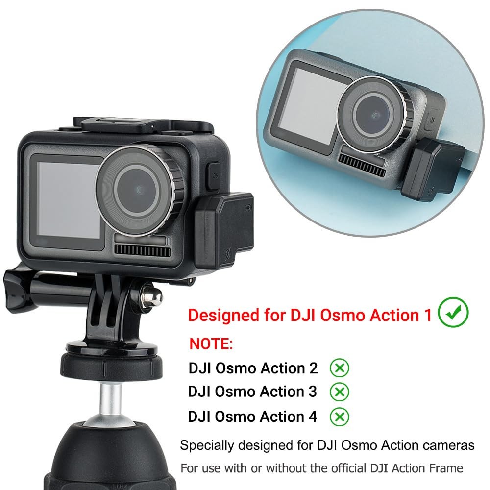 3.5mm Audio Mic USB-C Adapter for DJI Osmo Action 1 Camera Microphone Connector