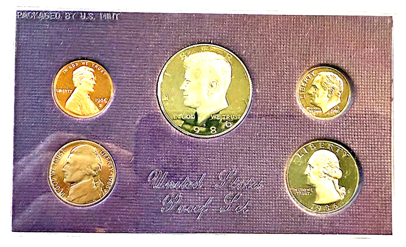 1986-S PROOF SET / EXTREMELY RARE / HARD TO FIND / UNC / ONLY (2,411,180) MINTED