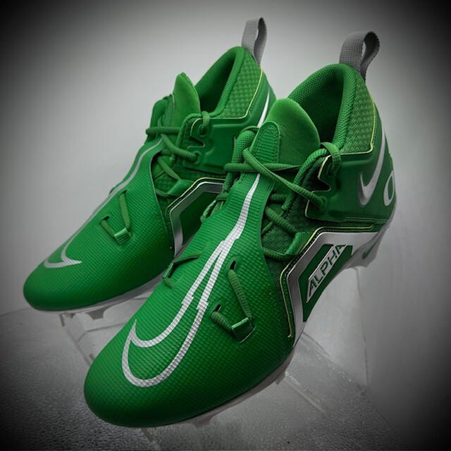 Nike Alpha Menace Pro 3 Team Issued Oregon Ducks Green DH3355-300 Men's Size 11