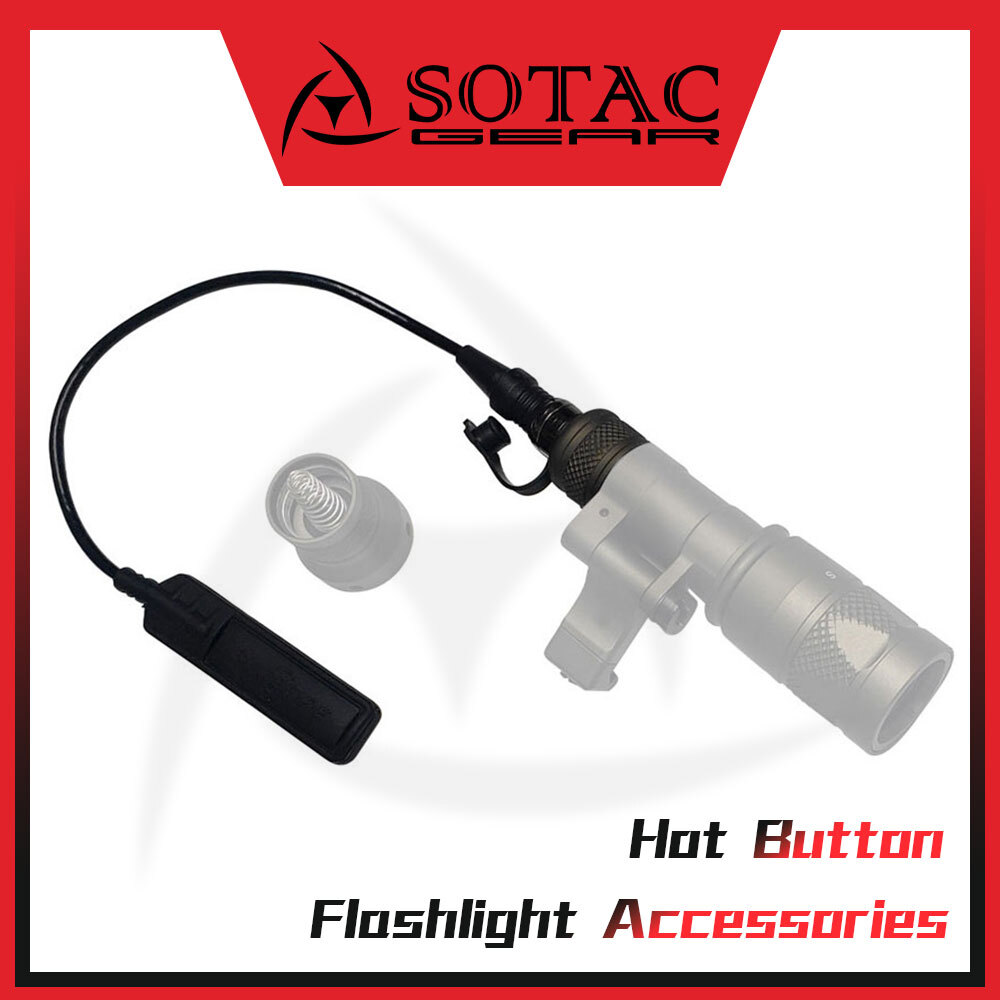 SOTAC Scout Light Switch For M300 M600 Tactical Flashlight Lights Hot Button