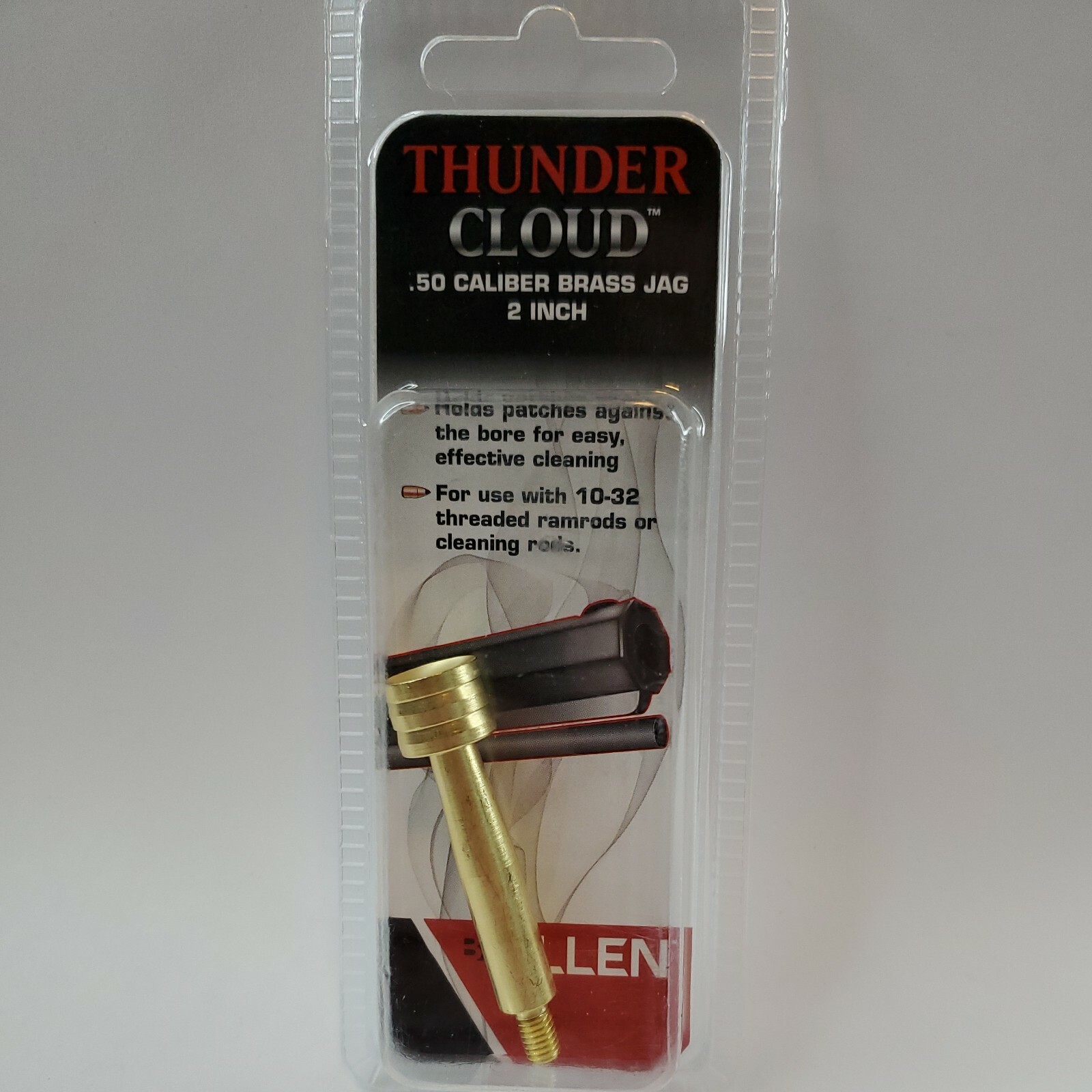 NEW ALLEN Thunder Cloud # 87135A  Muzzleloader .50 Cal Brass Jag 10-32