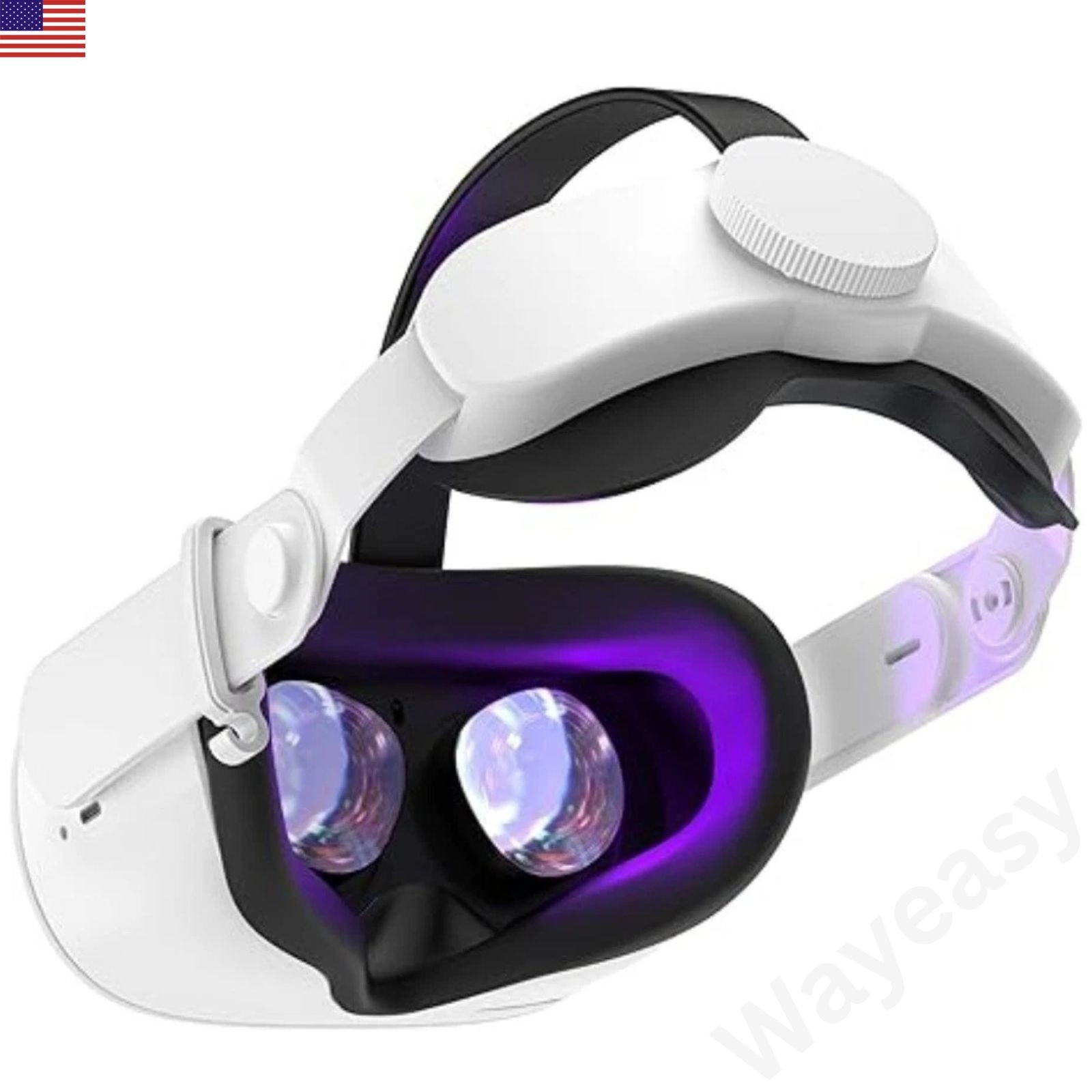 Adjustable Head Strap for Meta Quest 2 VR Comfort Elite Replacement Headband VR