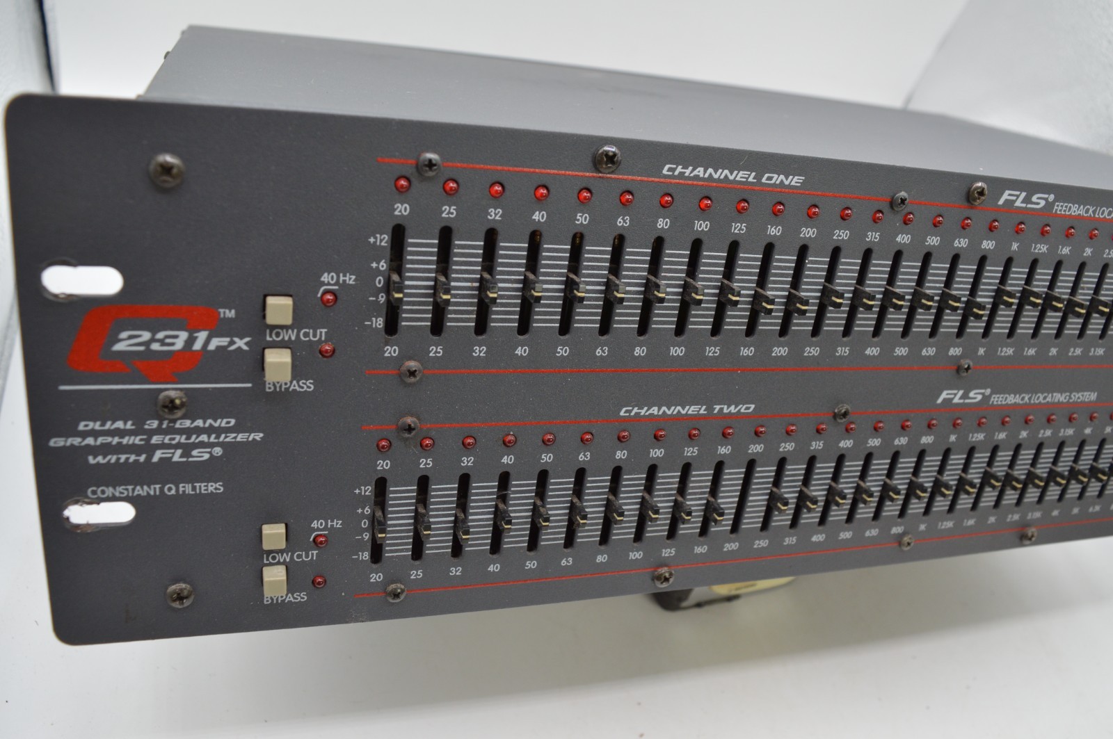 Peavey Q231FX Dual 31-Band Graphic Equalizer 7467