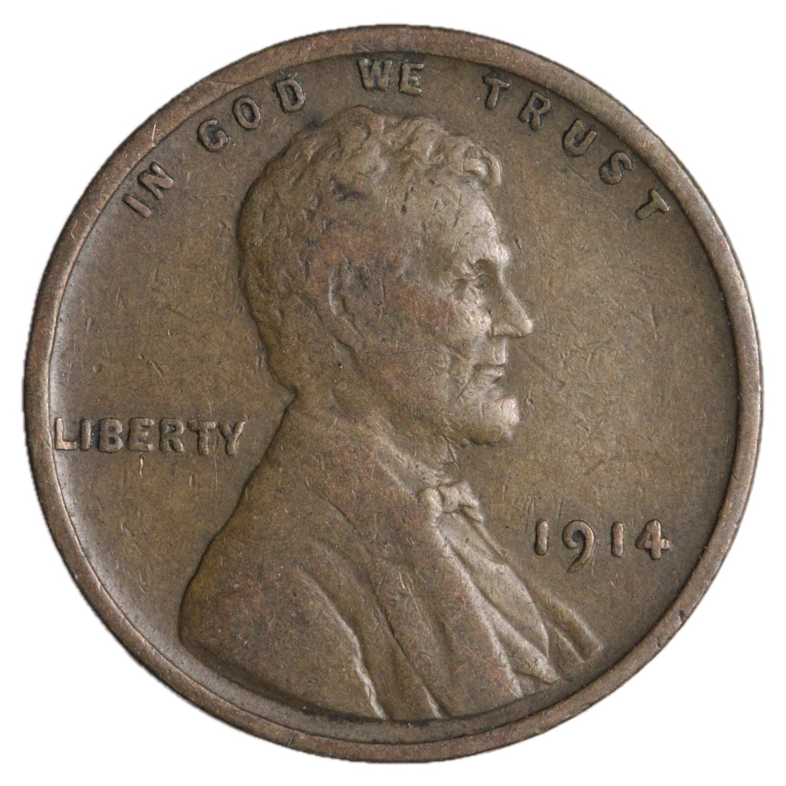 1914 Lincoln Wheat Cent Penny F/VF Complete Your Album!!