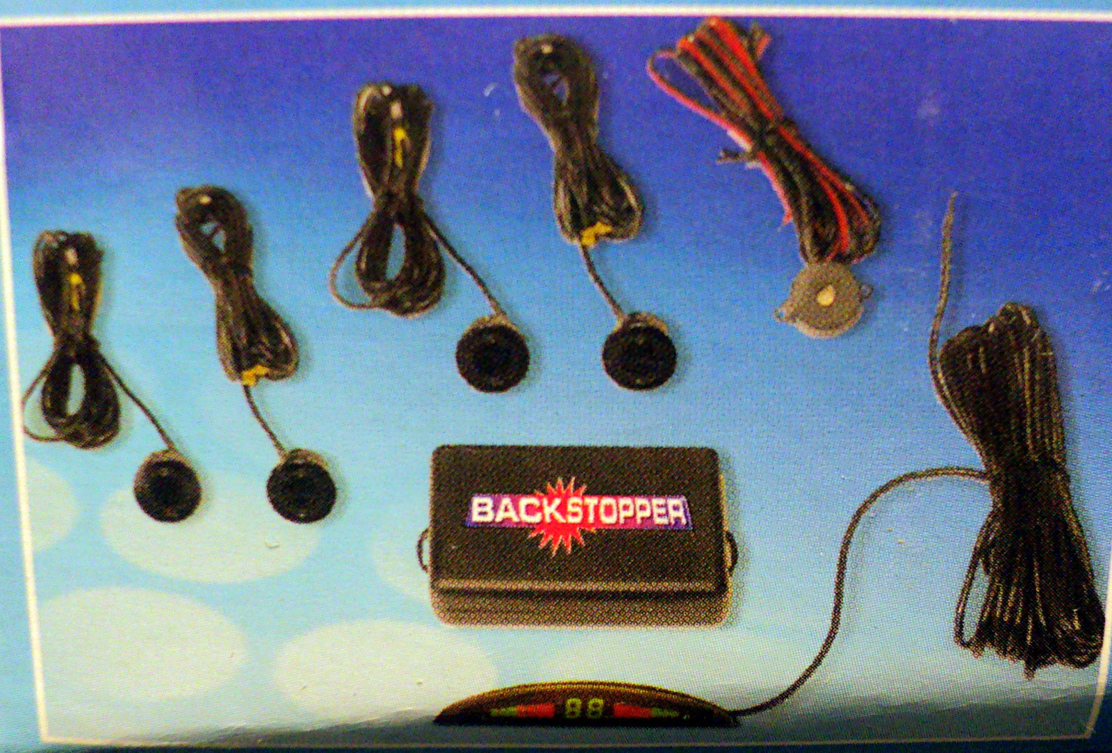 NEW Crimestopper CA5005.U Rear Parking Sensors w/ Underdash Mount LED Display