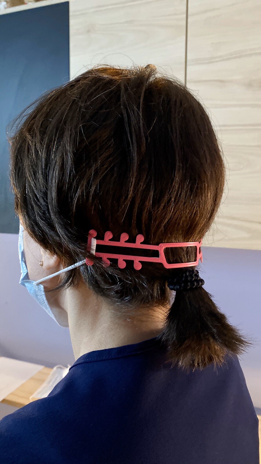 Face Mask Ear Saver Strap for Ear Protection. PINK - 5 Pack