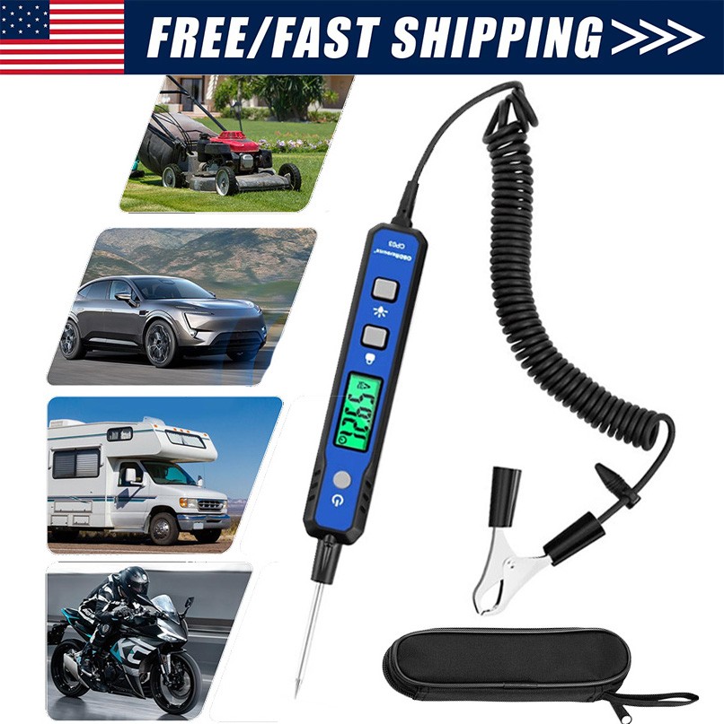 DC 0.8V-100V Digital LED Electric Voltage Circuit Tester Automotive Test Light