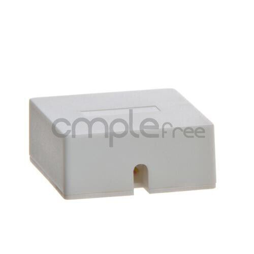 1 Port, White Keystone Surface Mount Box