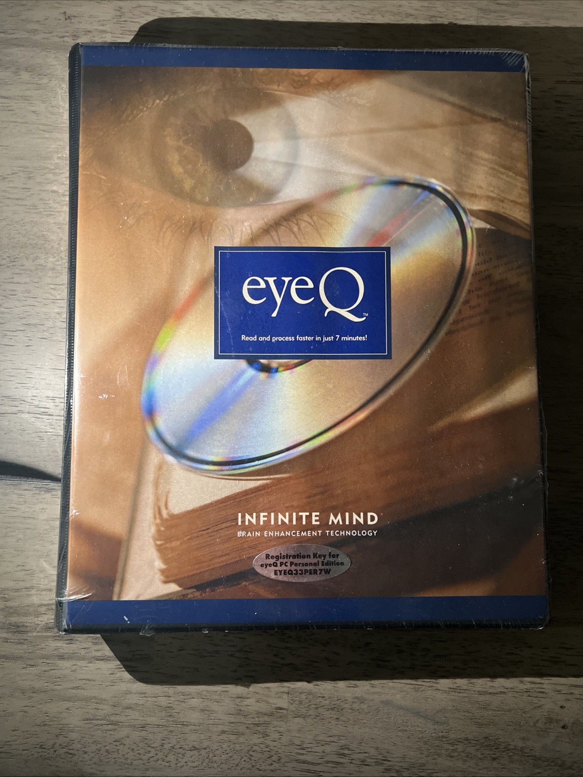 Eye Q Infinite Mind Speed Reading CD Brain Enhancement PC Software NEW SEALED