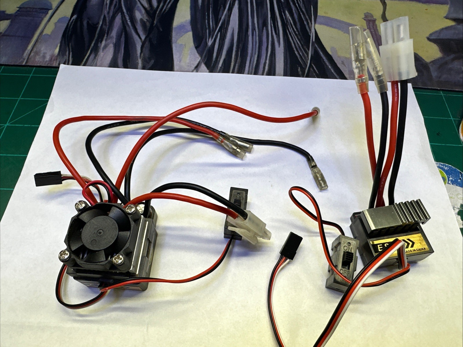 BRUSHED MOTOR ESC CONTROLLER LOT 1:10 RC CAR TRUCK BOAT WORKS