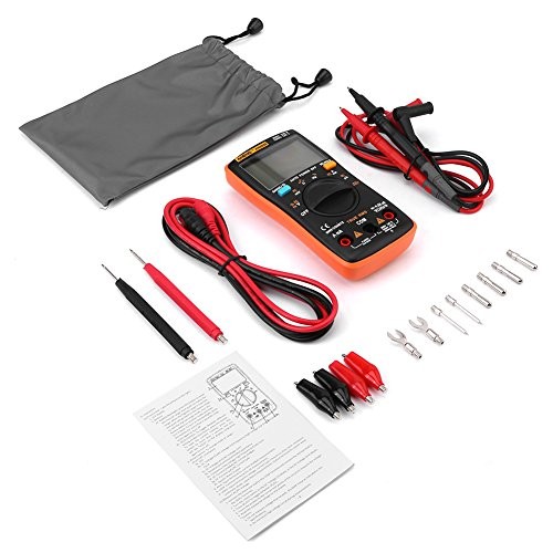 True-RMS Digital Multimeter Tester - AN8008 Measures AC/DC Voltage Ammeter
