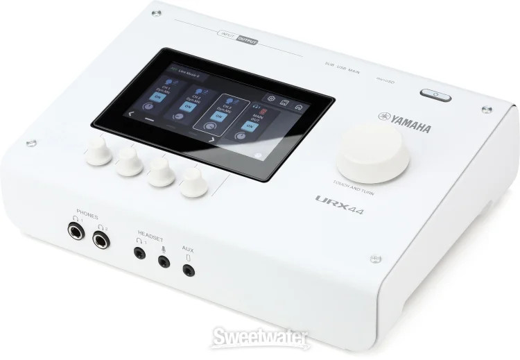 Yamaha URX44 USB-C Audio Interface - White