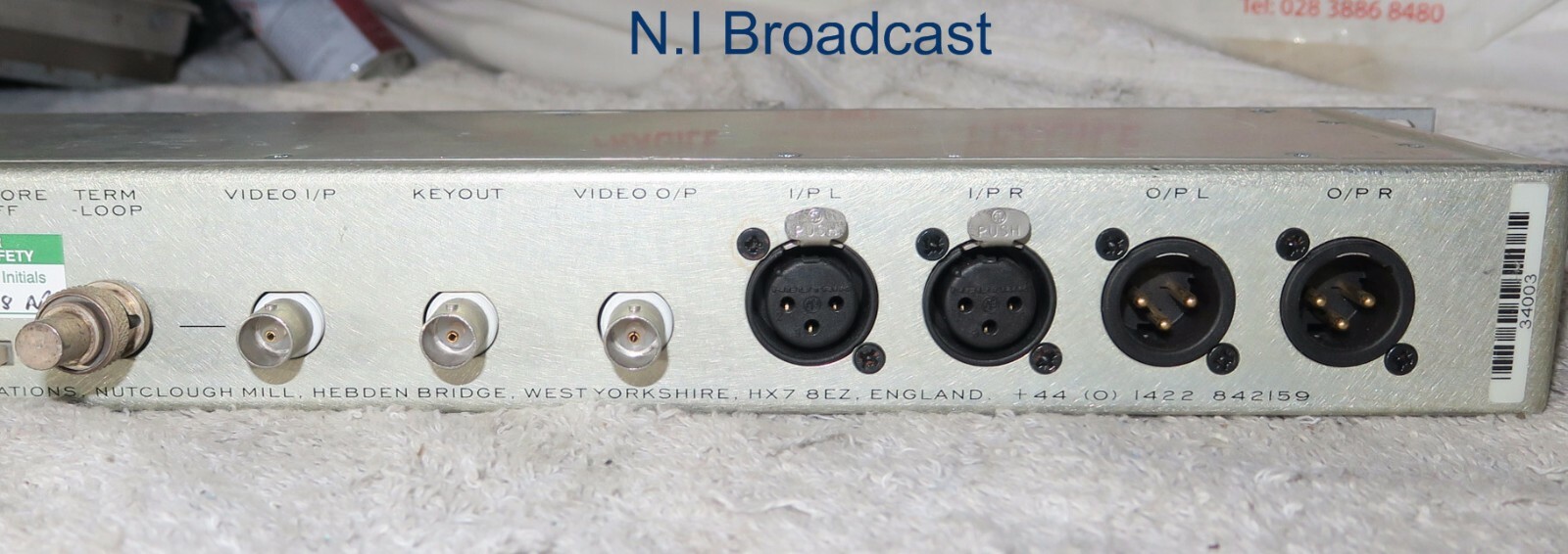 Calrec lip stick interface video audio unit