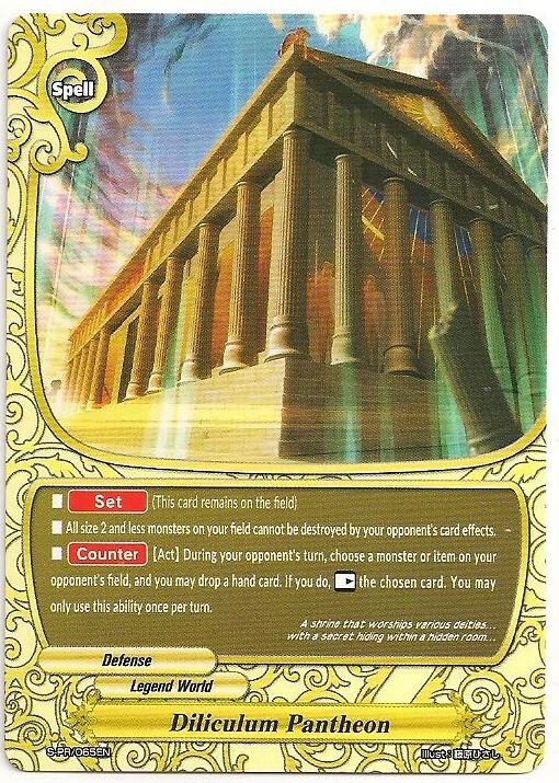 4x Diliculum Pantheon Buddyfight Promo Rare HOT MINT FREE SHIP