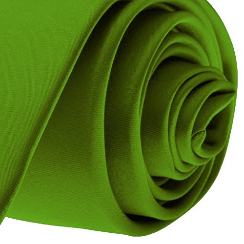 K. Alexander Solid Color Ties - Multiple Colors - Classic 3.5" Clover Green