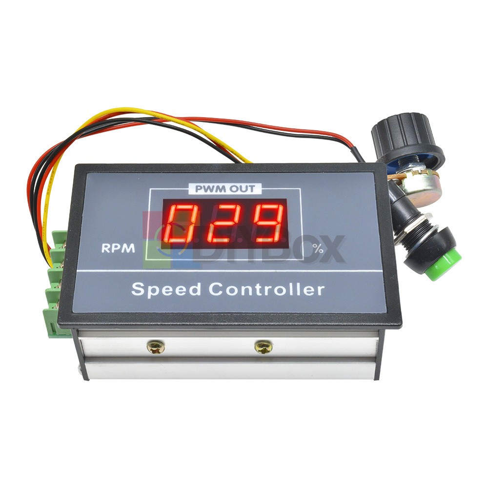 DC 6V 12V 24V 48V 60V 30A Digital LED Display PWM DC Motor Speed Controller New
