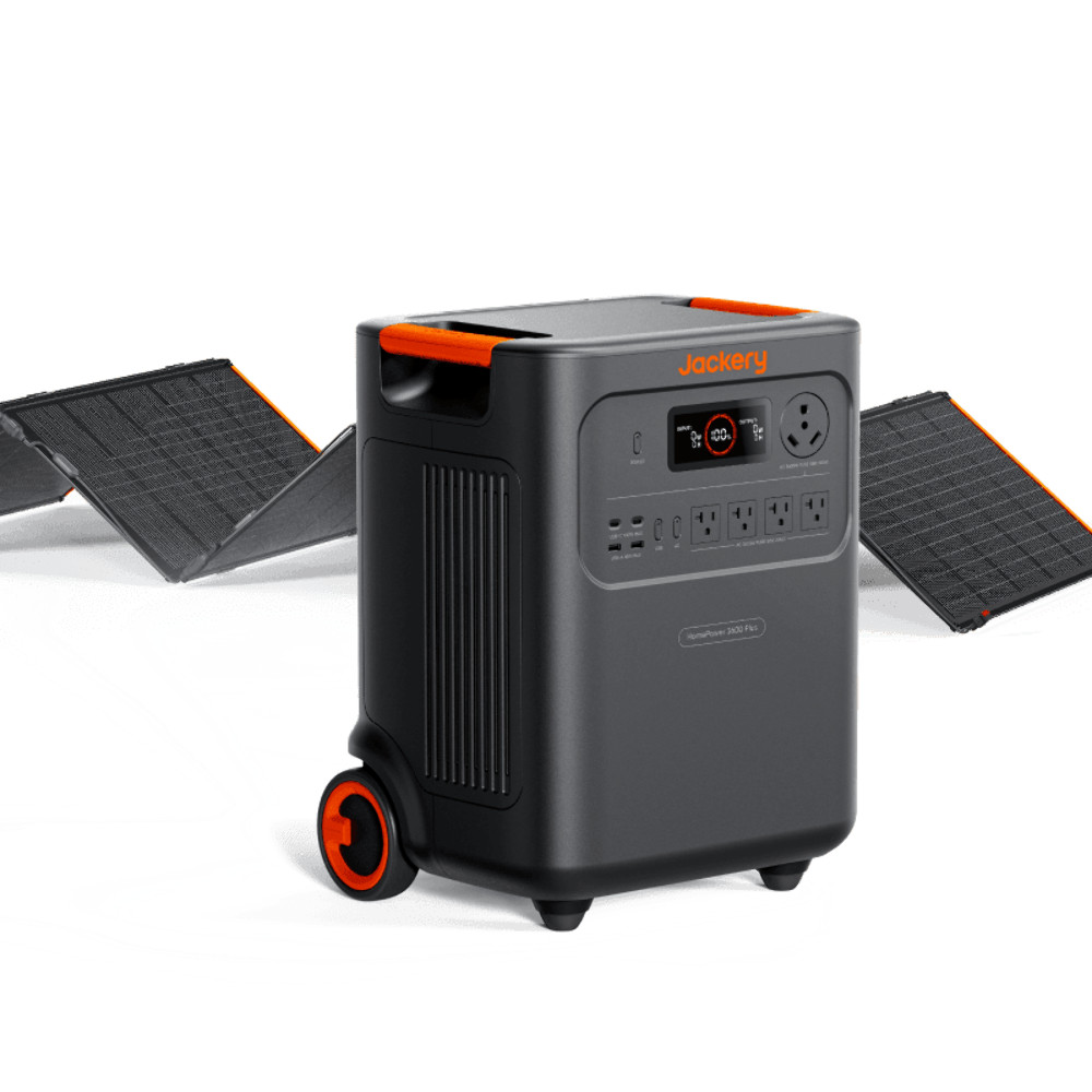 Jackery HomePower 3600 Plus Power Station 3584Wh with SolarSaga 500W
