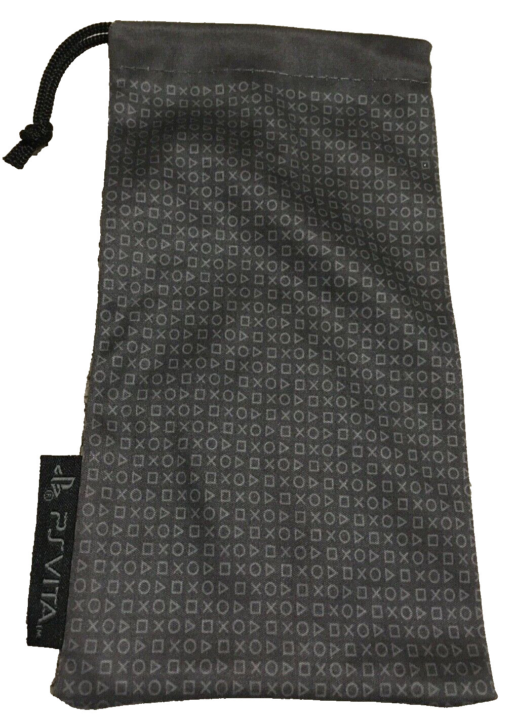 PlayStation Vita Branded Microfiber Draw String Bag Pouch 7 1/2" X 4"