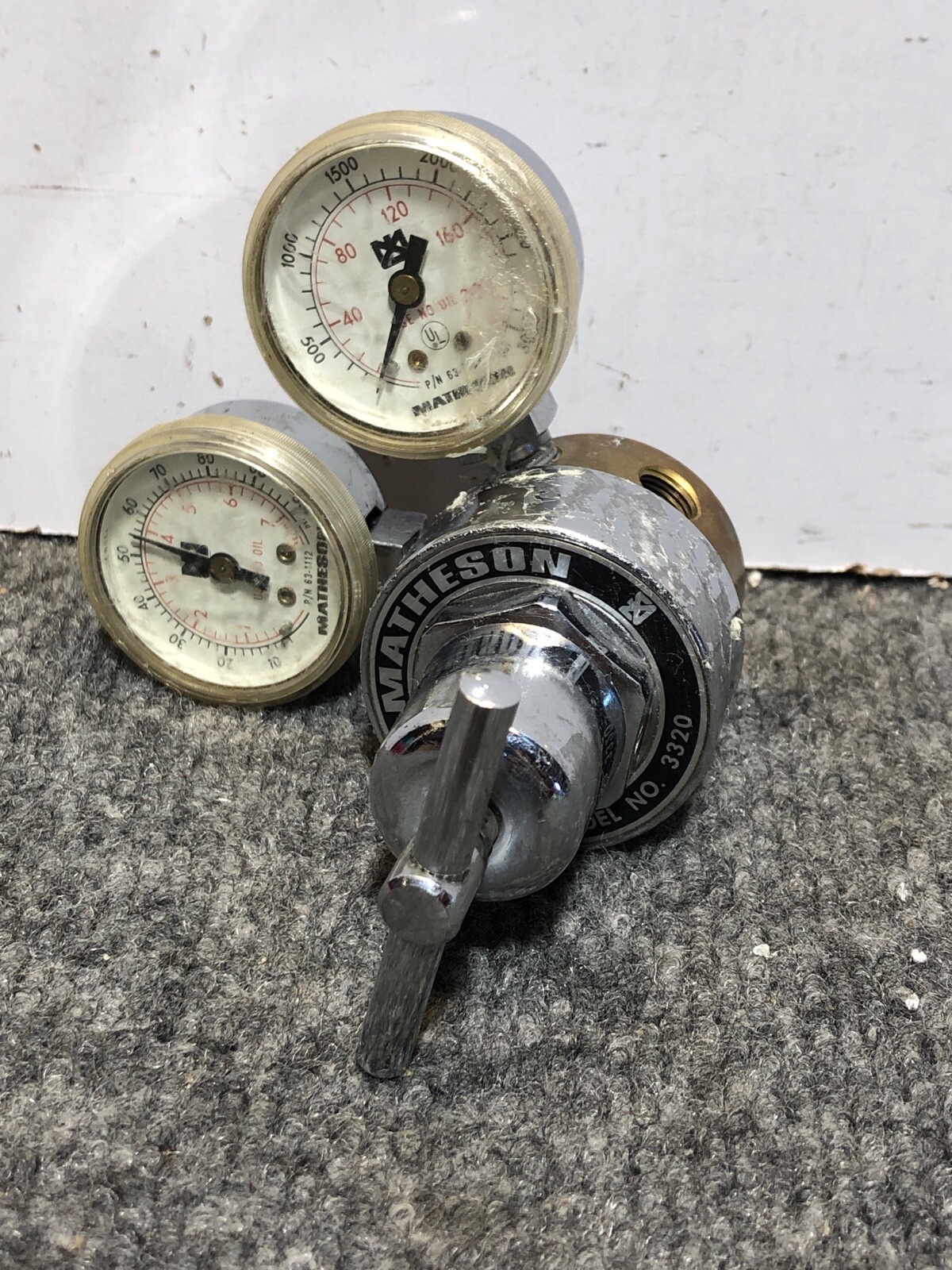 Used Matheson 3320 Single-Stage Regulator