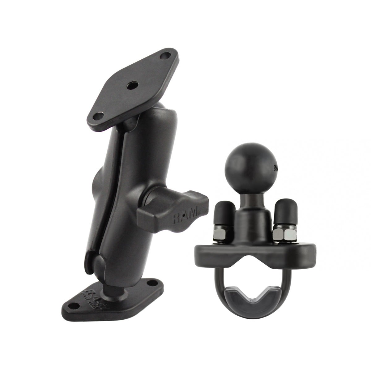 RAM-B-102-231ZU  RAM Double Ball Mount with Additional U-Bolt ...