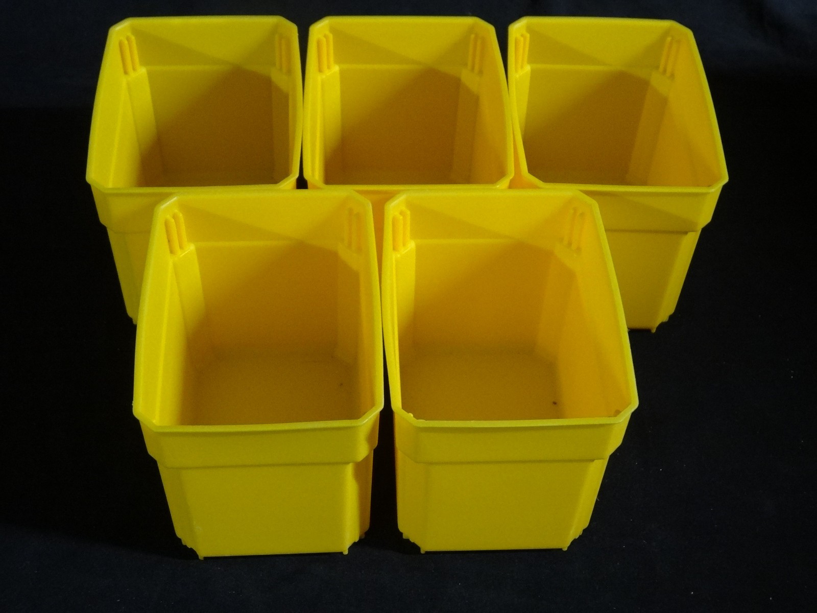 OEM Dewalt TSTAK Storage Bins Set of 5 Small 4.25" x 3.25" x 3.5" Each