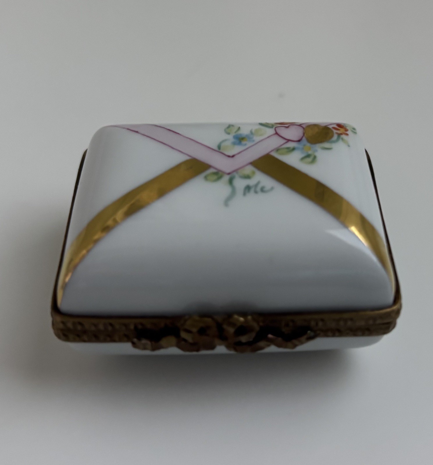 Limoge Handpainted Trinket Box