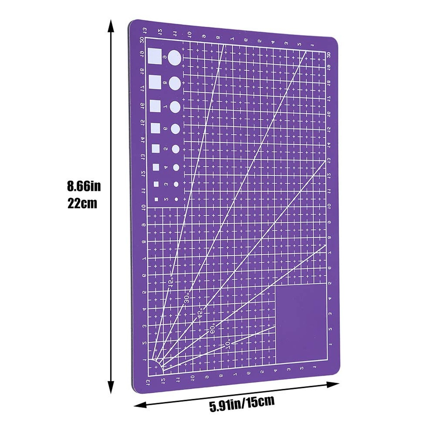 A5 Self Healing Cutting Mat Double Sided, Small Cutting Mat Great for Scrapbo...