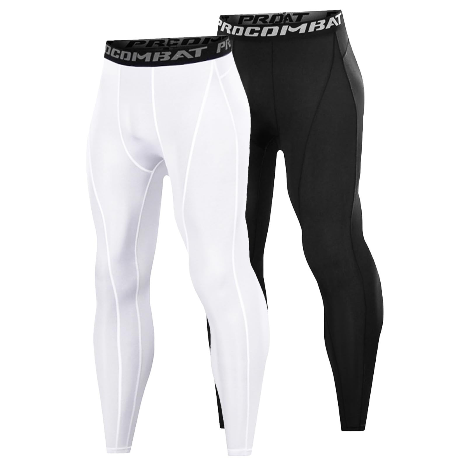 Men’s Compression Pants, Leggings Running Tights Workout Base Layer for Ba