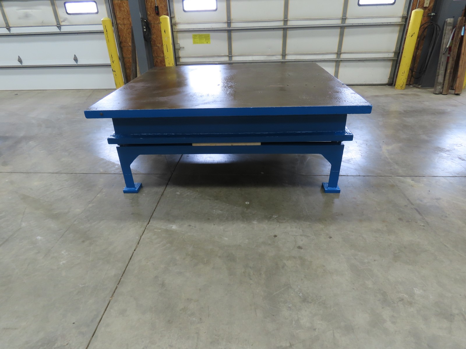 2-1/4" Top Heavy Duty Cast Iron Steel Fabrication Table Work Bench 79"x73"x32"