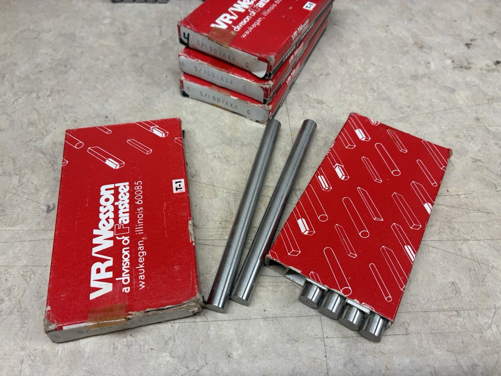 6 Lathe Cutoffs 5/16 Dia x 4 Tool Tantung "G" HSS Stellite