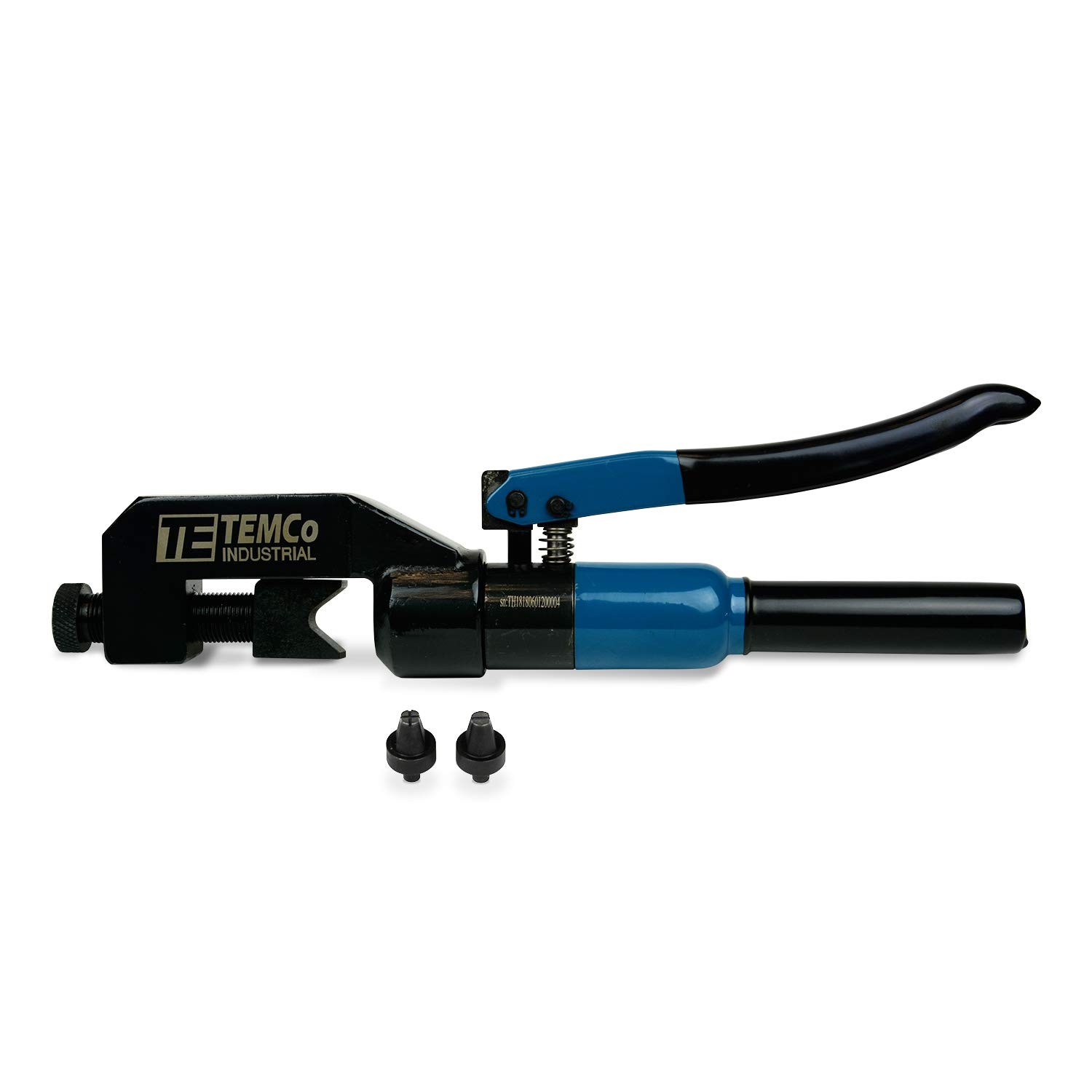 TEMCo Hydraulic Lug Crimper Tool TH1818 DIELESS Indent 10AWG to 400MCM Electr...