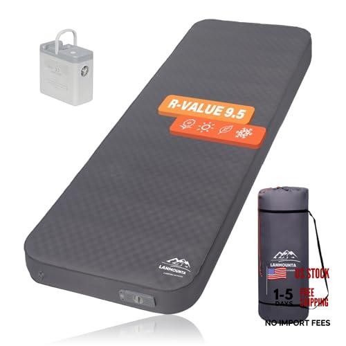 Self Inflating Sleeping Pad,Memory Foam Camping Mattress w/Detachable Single