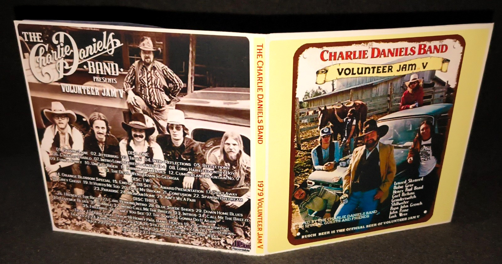 Charlie Daniels Band & Friends Nashville 1979 Gate Fold 3CD NEW