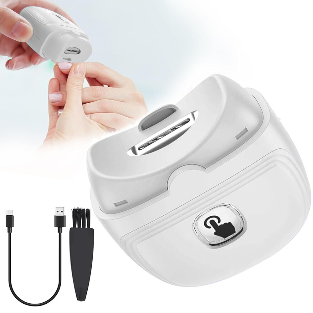 USB electric nail clipper Automatic nail clipper with trimmer