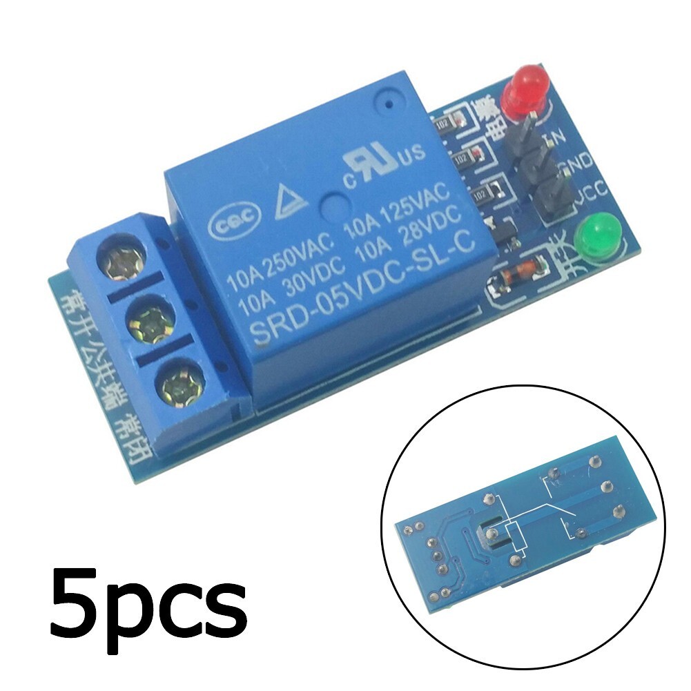 Efficient Single Channel Relay Module for Arduino For Raspberry Pi (5PCS)