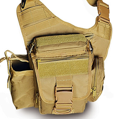 Explorer Messenger Bag, Tan, 17 x 12 x 8-Inch