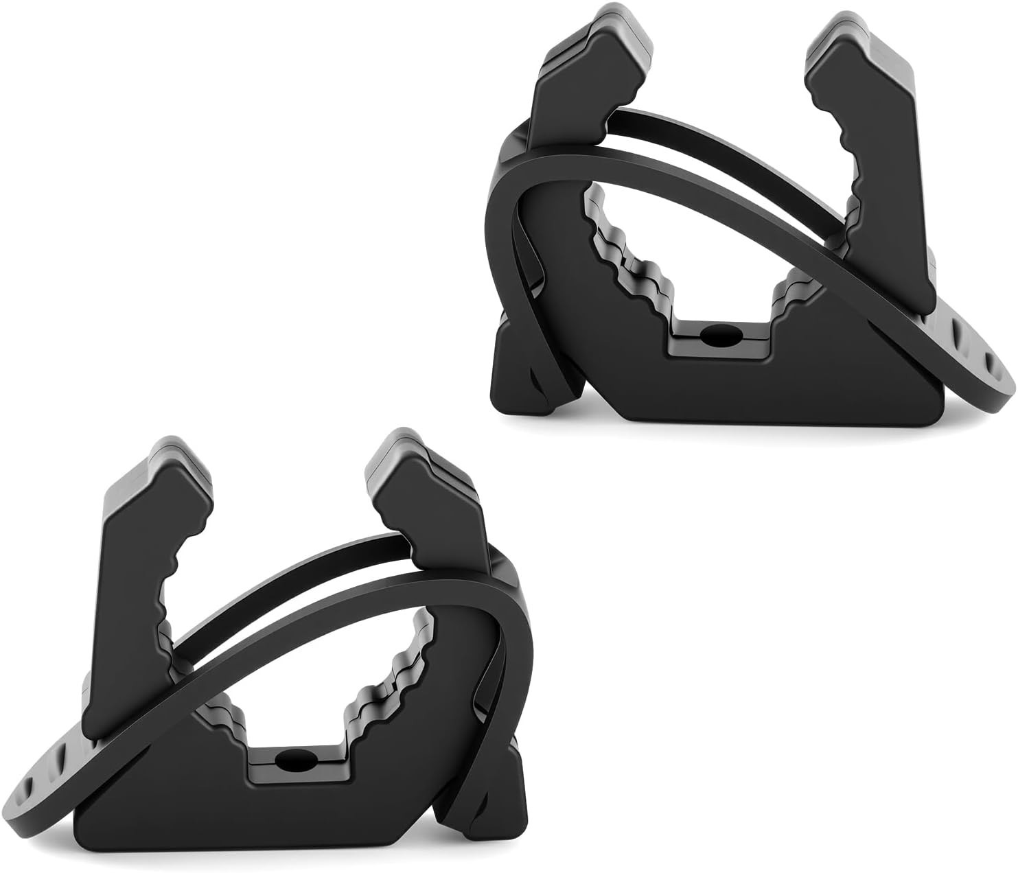Quick Release Boat Hook Holders with Rubber Spring Strap,Marine Holder 2 Pcs