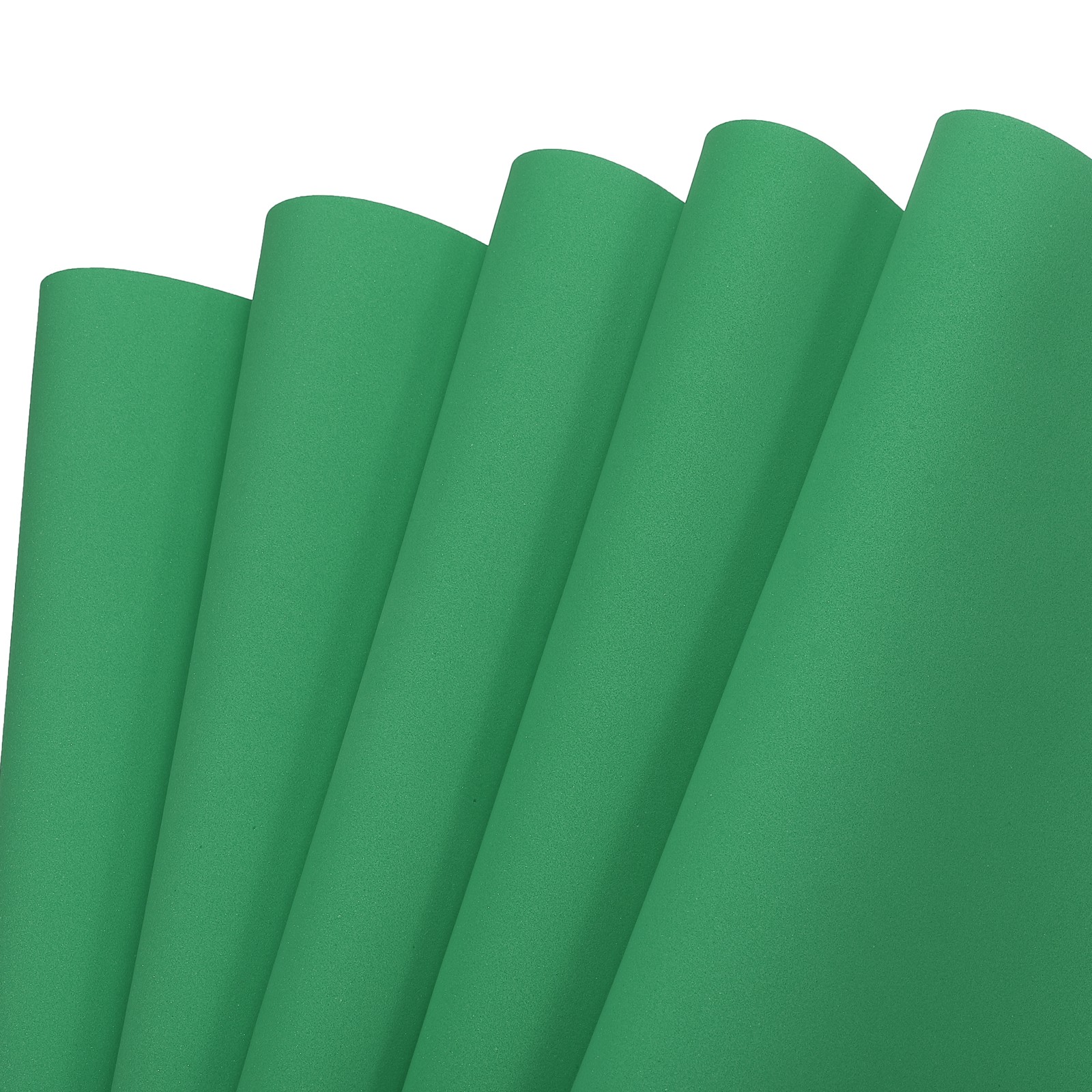 EVA Foam Sheets Emerald Green 19.7 Inch x 19.3 Inch 1mm Thick Crafts Sheets 5Pcs