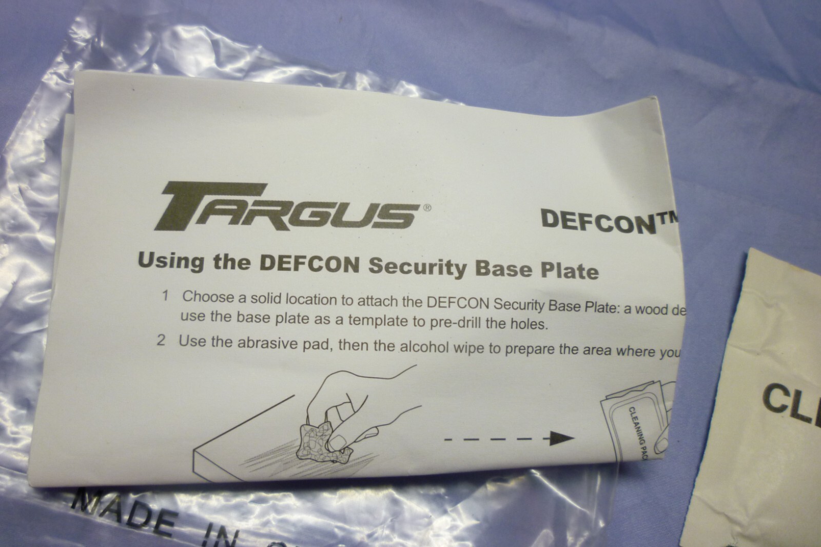 Targus DEFCON PA400P Security Base Plate New