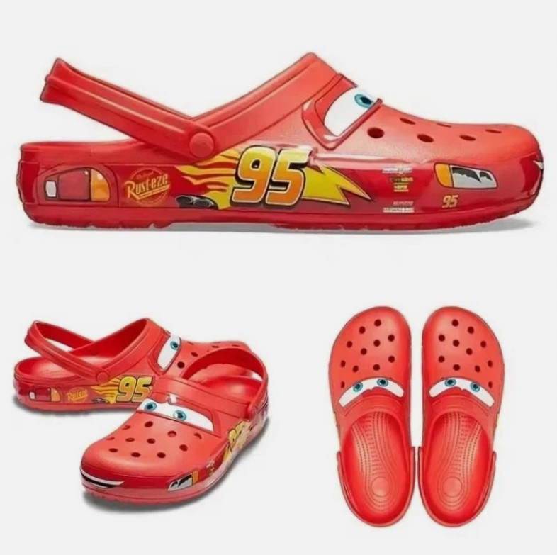 Crocs Unisex Men Women Disney Pixar Cars Lighting Shoes McQueen No LightUp US