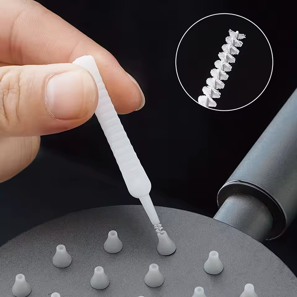 10pcs Shower Head Cleaning Brush Anti-Clogging Small Hole Deep Cleaner Tool Set