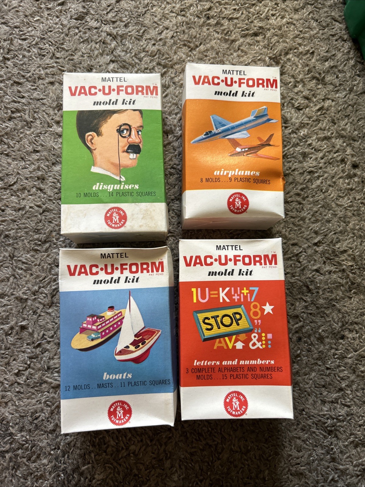 Lot Of 4 Vac U Form Mold Kits