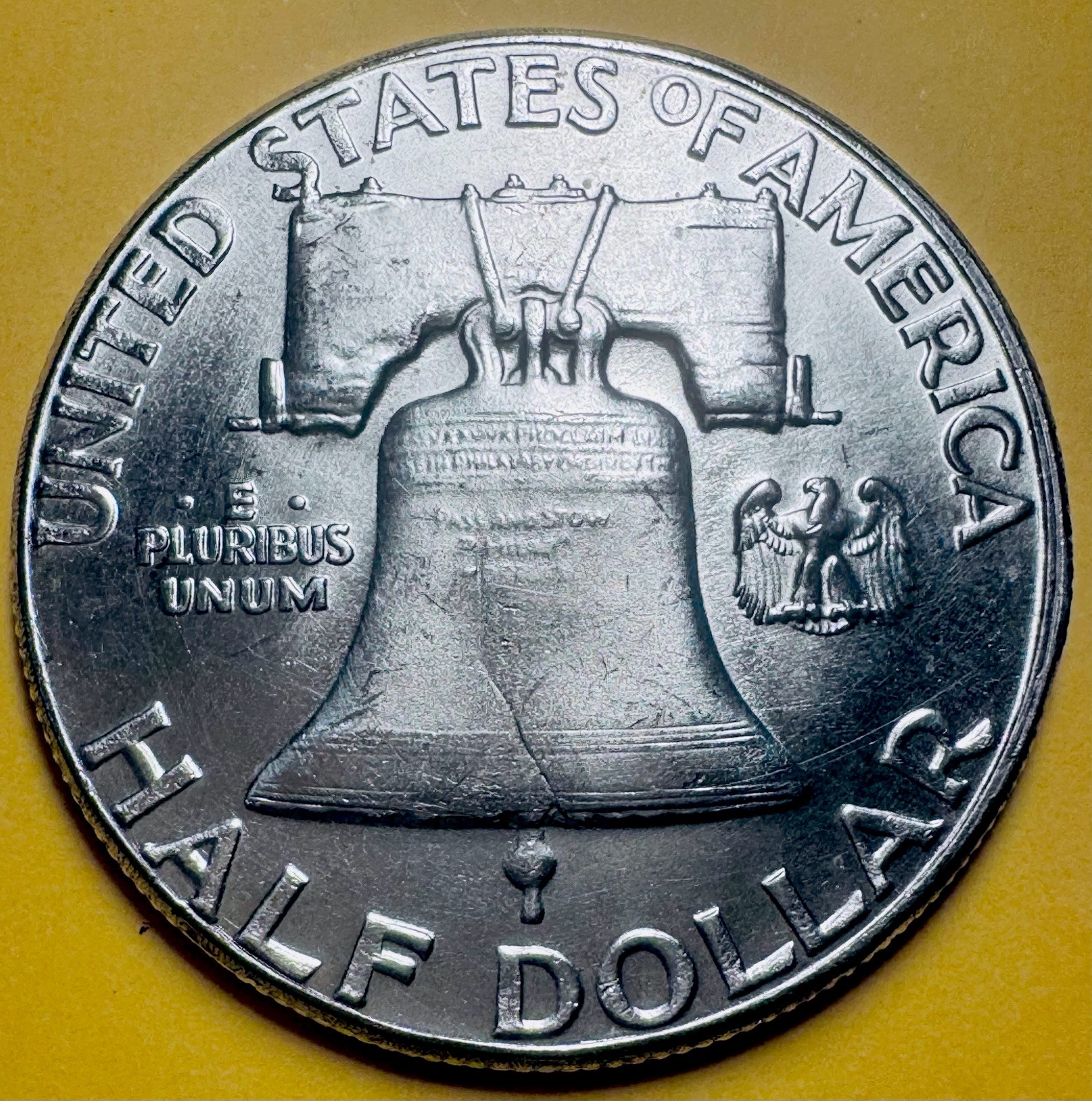 1963 franklin Silver half dollar uncirculated