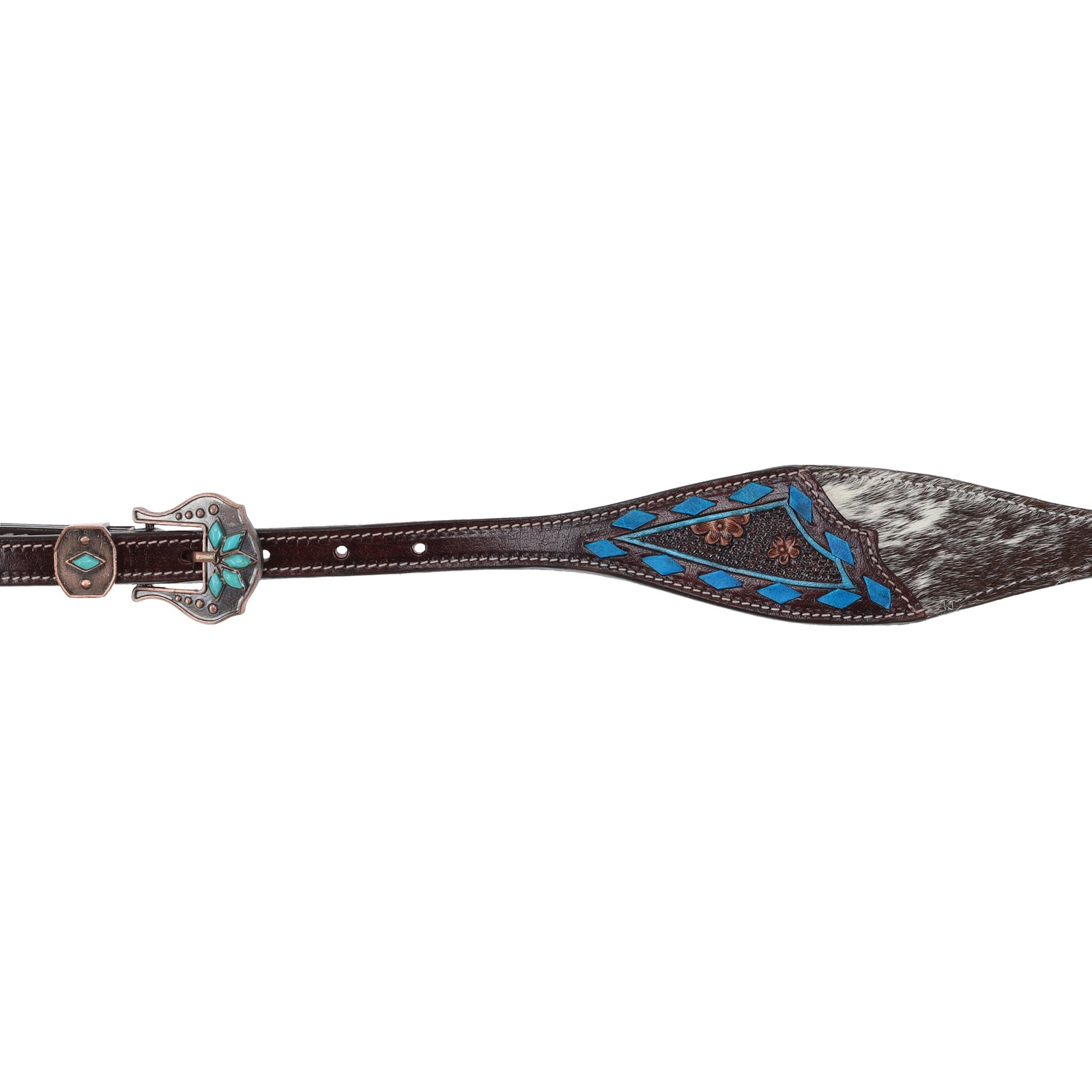 Showman Copper Hide Classics Wither Strap