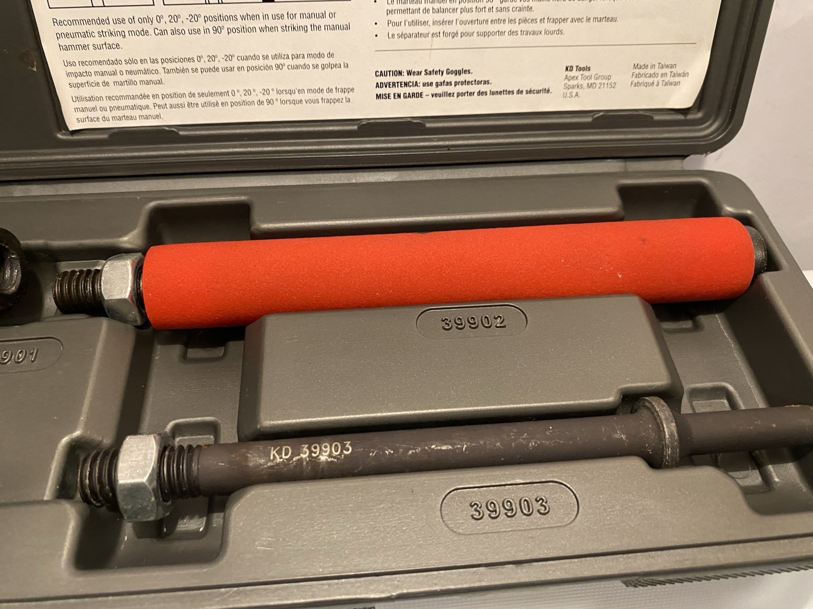 KD Tools 43990 Indexing Ball Joint & Tie Rod Separator Beautiful Condition