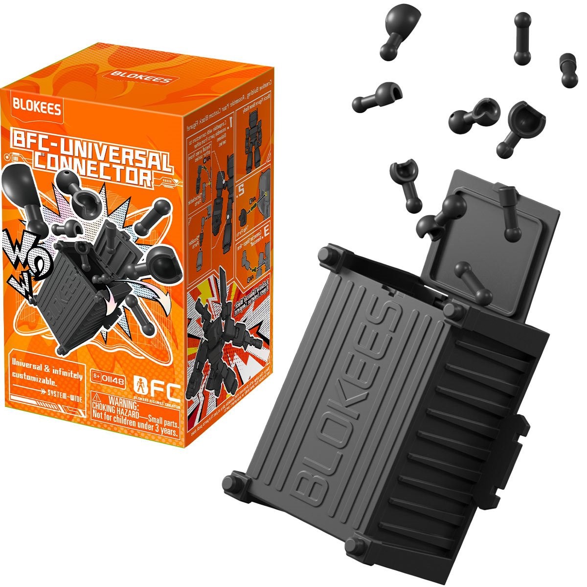 Transformers BLOKEES BFC UNIVERSAL CONNECTOR UPGRADE KIT + STORAGE BOX! NEW!