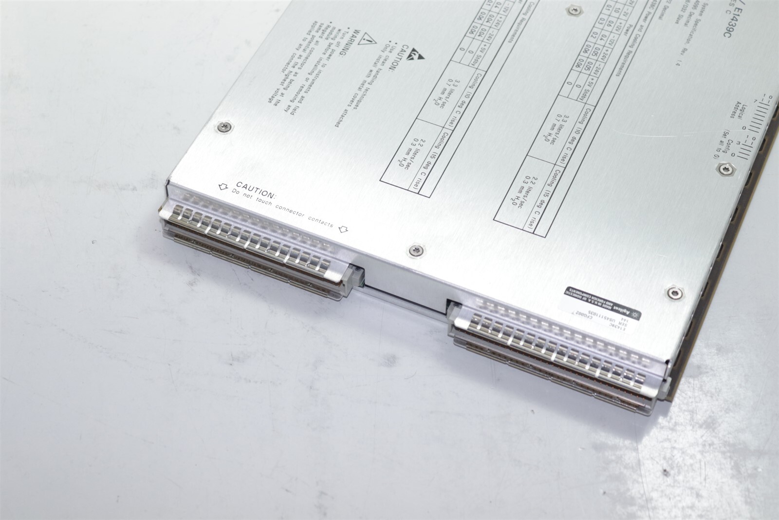 Hp Agilent VXI E8408A MainFrame E1438C E1439C Single Channel Digitizer