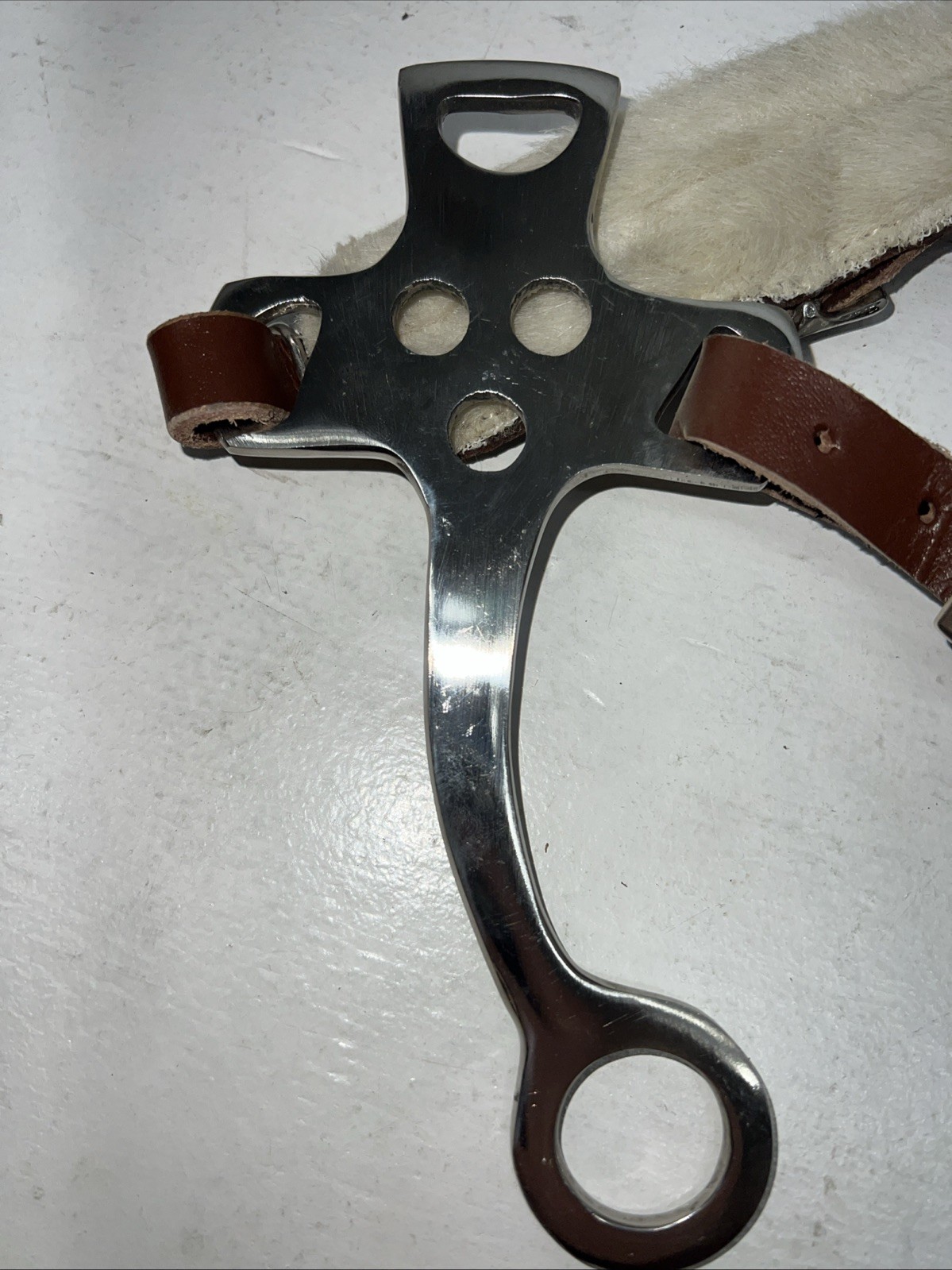 New Tough 1 Fleece Lined Silver Hackamore #25131 U-4
